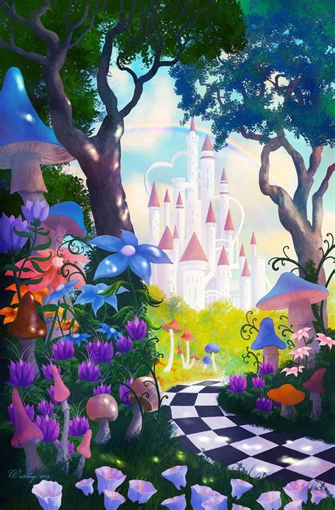 Alice In Wonderland Background Alice In Wonderland Scenes Alice In