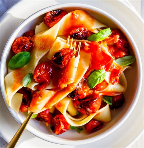 Roast Tomato Pappardelle Pasta Vera