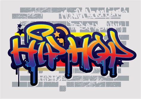 Hip Hop Graffiti Text Vector Art Vectoriel Chez Vecteezy