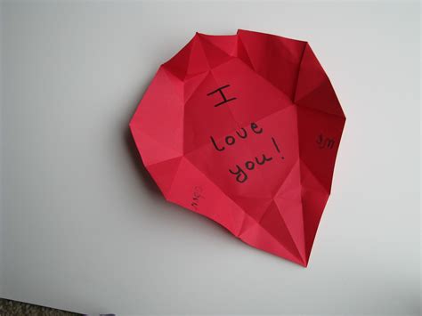 Lets Make Origami Origami Valentine Hearts