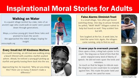 Inspiring Moral Stories For Adults Short Stories EngDic