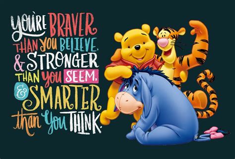 Smarter Than You Think Winnie The Pooh Friends Inspirational Quotes