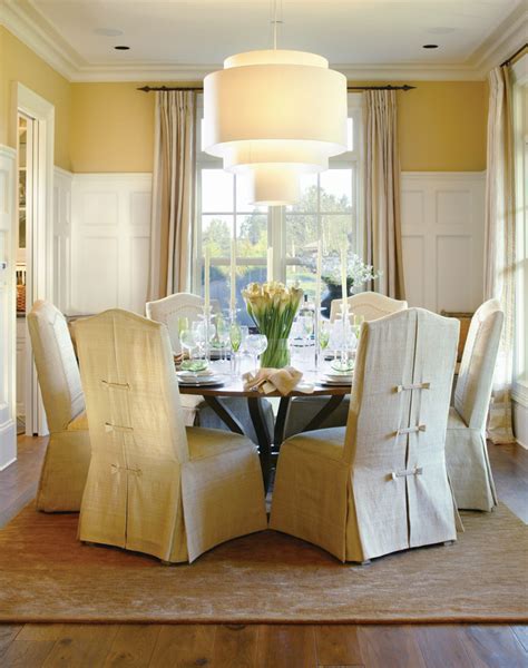 slipcovered dining chairs homesfeed