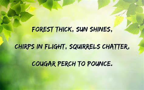Nature Haiku Poems For Kids