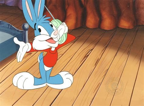 Tiny Toons Adventures Original Production Cel Buster Bunny You Asked For It Ebay