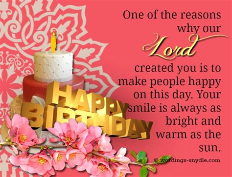 Christian Birthday Wordings And Messages Wordings And Messages