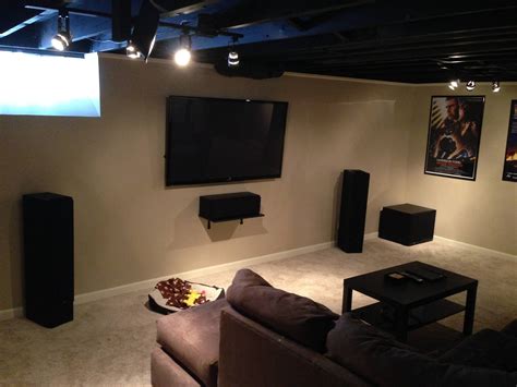Finally Finished My Basement Theater Equipment In Comments Hometheater