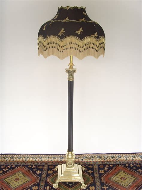 Antiques Atlas Brass Corinthian Column Standard Lamp And