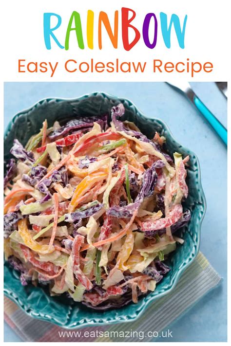 Easy Rainbow Coleslaw Recipe Laptrinhx News