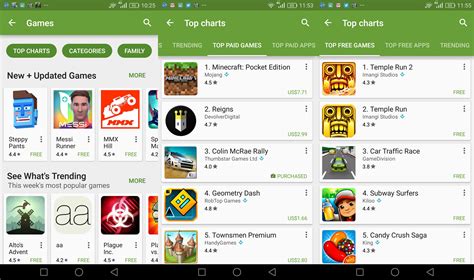 Finally There Are Separate Charts For Games On The Play Store