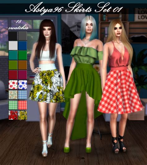 Skirts Set 01 At Astya96 Sims 4 Updates