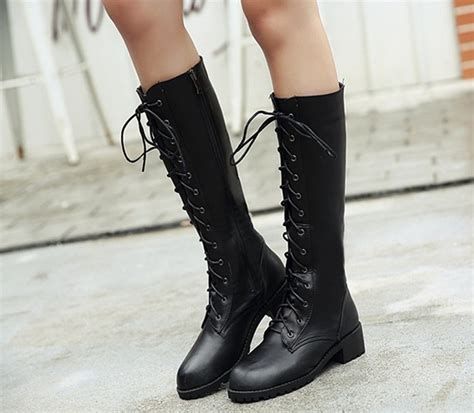 Pu Leather Shoes Girls Knee High Boots Fur Children Girl Boots Baby