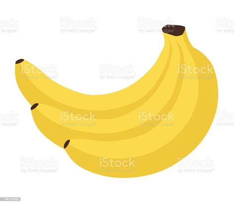 Illustration Icon Material Of Three Bananas Stock Illustration