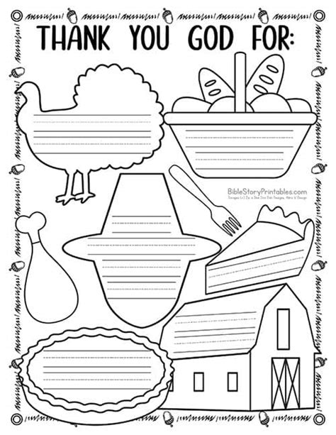 Thanksgiving Bible Printables Bible Story Printables