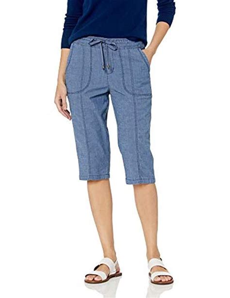 Lee Jeans Flex To Go Relaxed Fit Pull On Utility Capri Pant In Blue Lyst