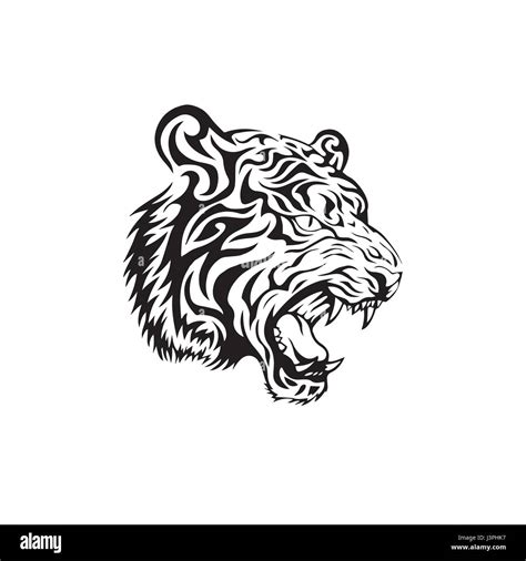 Tiger Tattoo Design Stock Vector Image And Art Alamy