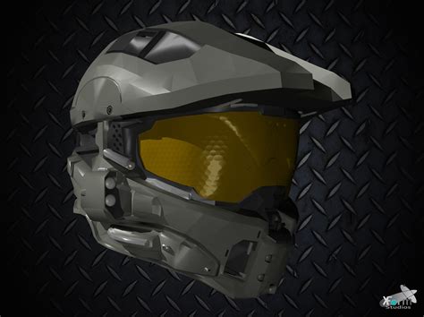 Halo 4 Master Chiefs Helmet By Jamezzz92 On Deviantart