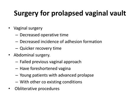 [get 22 ] uterine prolapse surgery recovery time