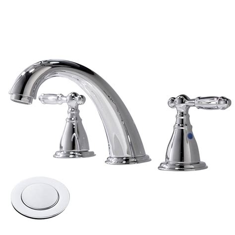 14 bathroom lavatory vanity vessel sink faucet swiv. 8 Inch 3 Hole Widespread Chrome Bathroom Faucet Polished ...