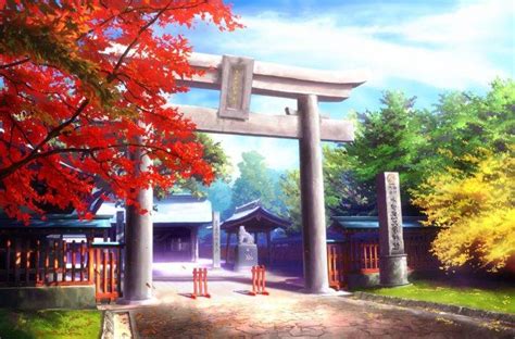 11 Anime Shrine Wallpaper Baka Wallpaper
