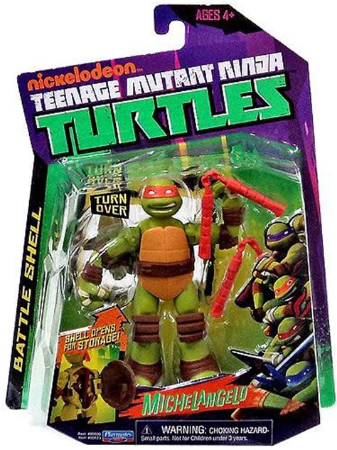 Teenage Mutant Ninja Turtles Nickelodeon Battle Shell Michelangelo 4