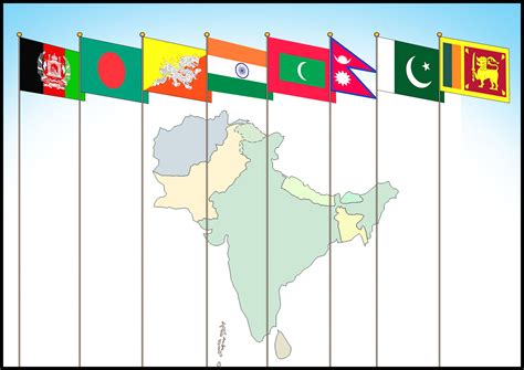 Flags Of South Asian Countries South Asian Countries Flags Saarc