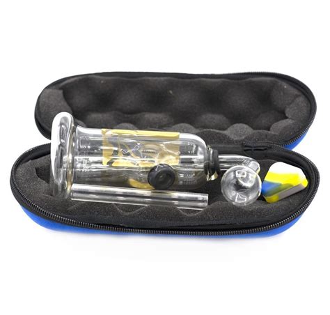 Heavy Glass Oil Burner Bubbler Pipe For Oil Wax Thick Set