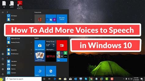 How To Add More Voices To Speech In Windows 10 Youtube