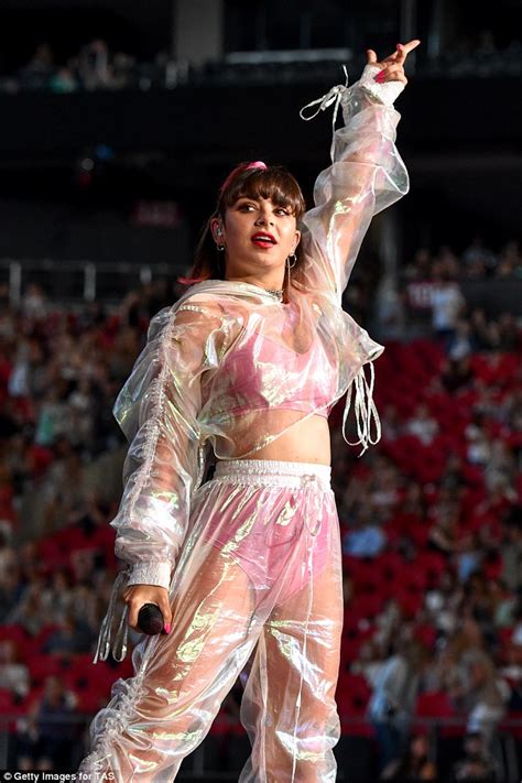 Charli Xcx Looks Ever The Pop Sensation In Sheer Co Ords And Vibrant