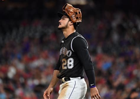 Nolan arenado is a third baseman for the colorado rockies of the national league west. Nolan Arenado Accuses Colorado Rockies Of 'Disrespect' As ...