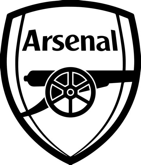 Arsenal Logo Black And White Ubicaciondepersonascdmxgobmx