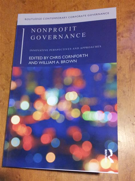 Nonprofit Governance Cause And Effect