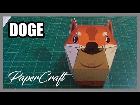 How To Make Doge Papercraft Timelapse