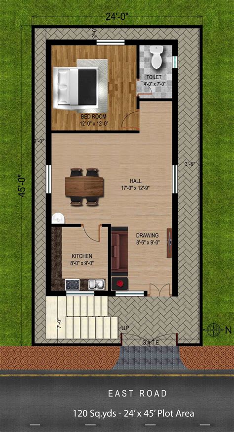 G 1 East Facing House Plan Ava Collins