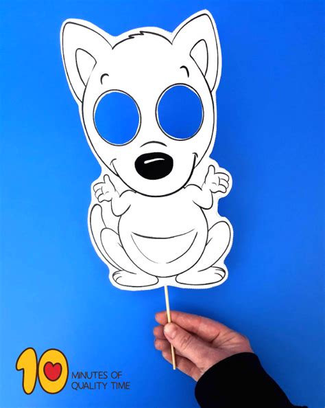 kangaroo paper mask  minutes  quality time