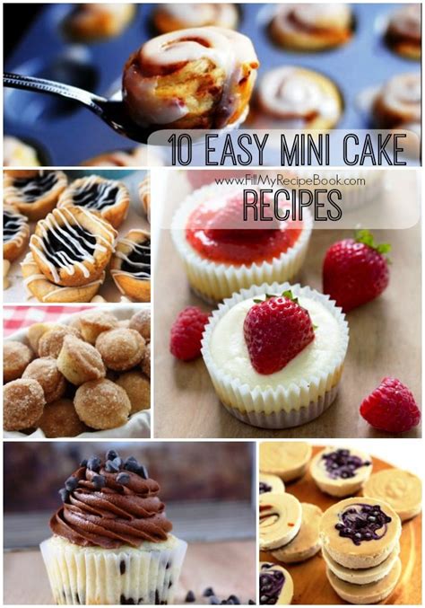 10 Easy Mini Cake Recipes Fill My Recipe Book