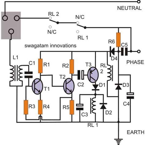 Comparison of nema and iec schematic diagrams keywords: 2 Simple Earth Leakage Circuit Breaker (ELCB) Explained | Homemade Circuit Projects