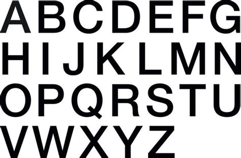 Letter Stickers Alfabet A Z Zwart Wit Teksthoogte 75 Mm
