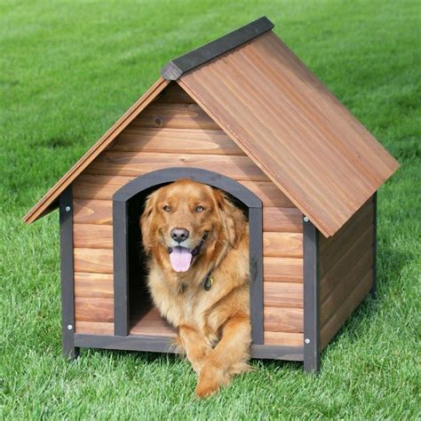 Small Dog House Outdoor Bed Wooden Shelter Wood Weatherproof Kennel