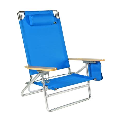 Deluxe 5 Reclining Positions Lay Flat Big And Tall Back Aluminum Heavy