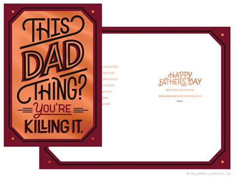 Hallmark Mahogany Father S Day Lettering — Letters Are Lovely