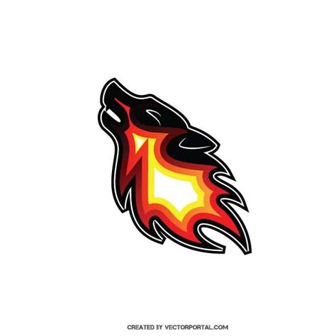 Fire Wolf Royalty Free Stock Svg Vector And Clip Art