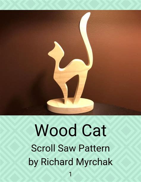 Wood Cat Scroll Saw Pattern Etsy Canada Scroll Saw Scroll Saw