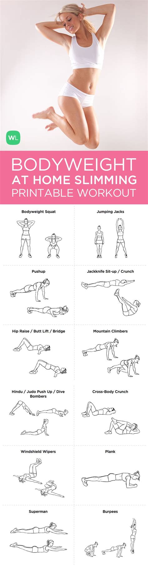 16 Best Free Printable Workouts Images On Pinterest