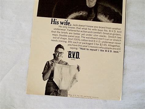 Bvd Underwear Ad Men S Clothing Ad Underwear Ad Vintage Etsy