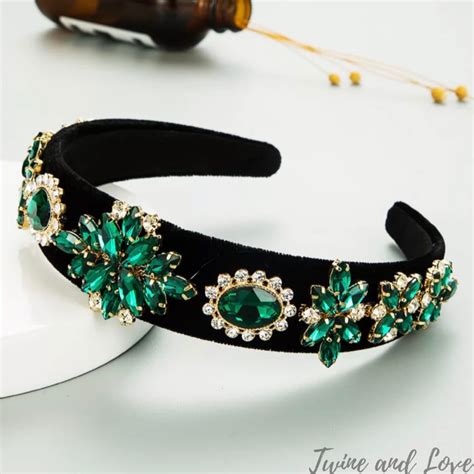 Jeweled Headband Chic Hair Accessories For Women Shipped From Usa