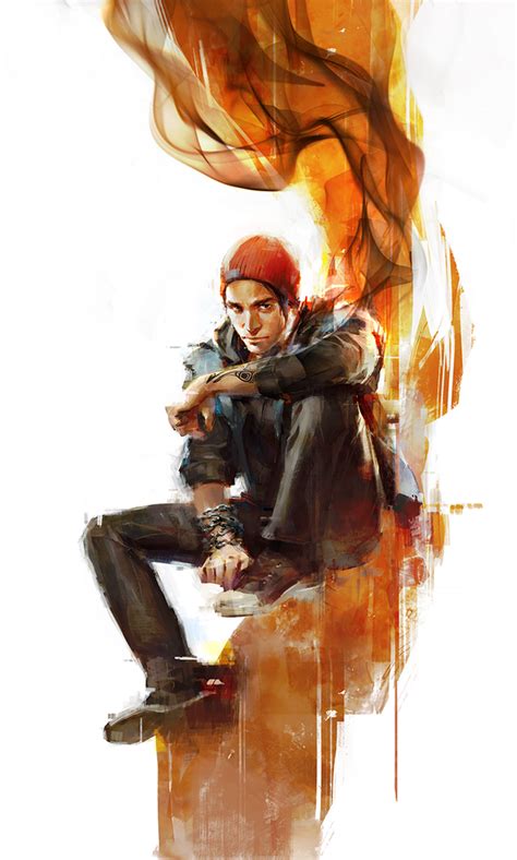 Playstation Europe 💀 On Infamous Second Son Character Art Game