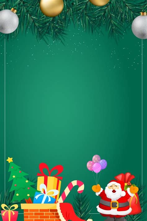 cartoon green christmas background design christmas illustration creation coloring pages