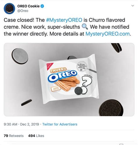 Churro Oreo Mystery Flavor For 2019 Revealed