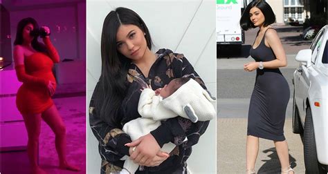 Filter Free Images Of Kylie Jenner From Pregnancy To Now